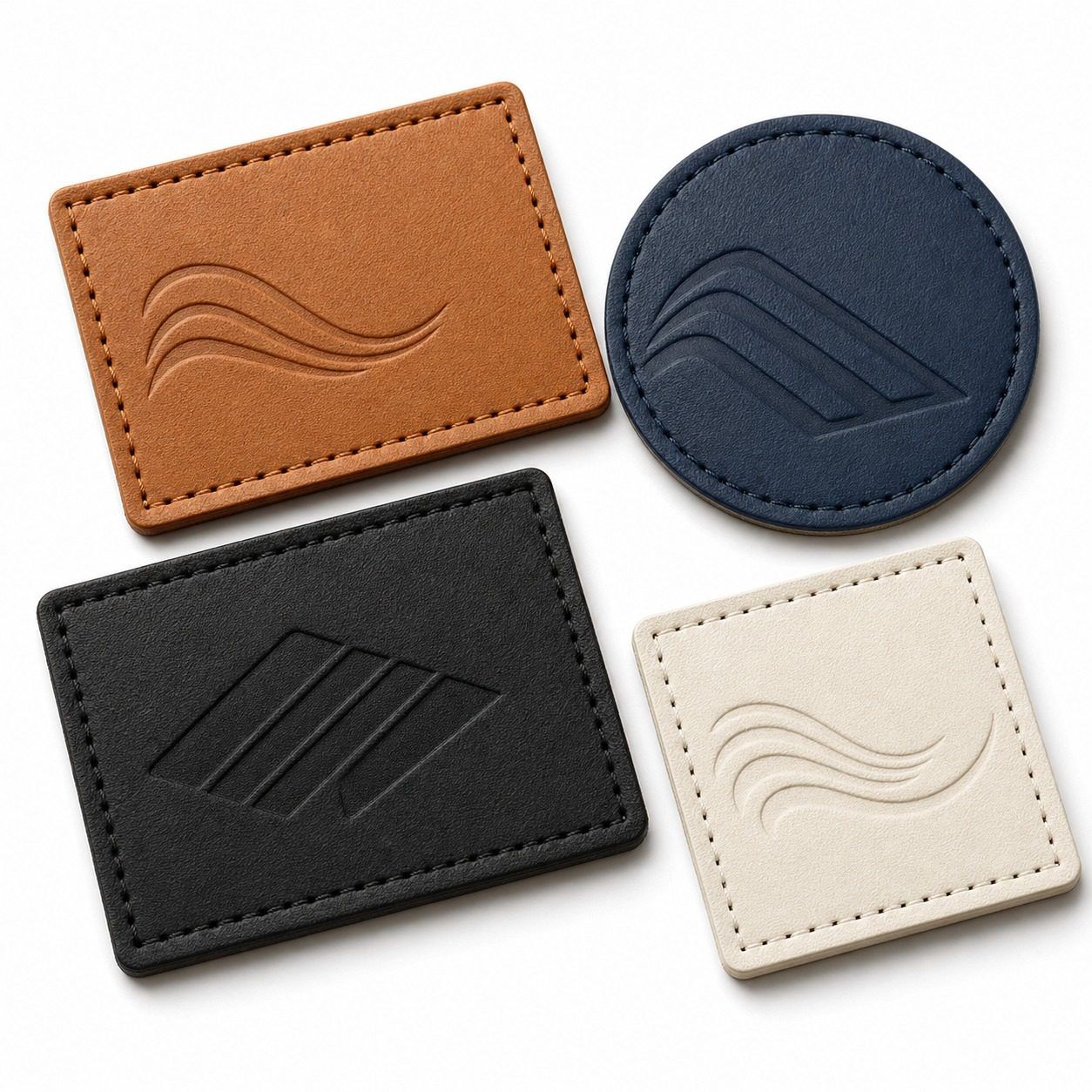 Custom Leather Patch for Jeans, Jackets, Hats, and Bags — product detail reference image for B2B garment accessories
